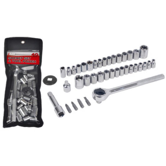 40PC Drive Socket Set