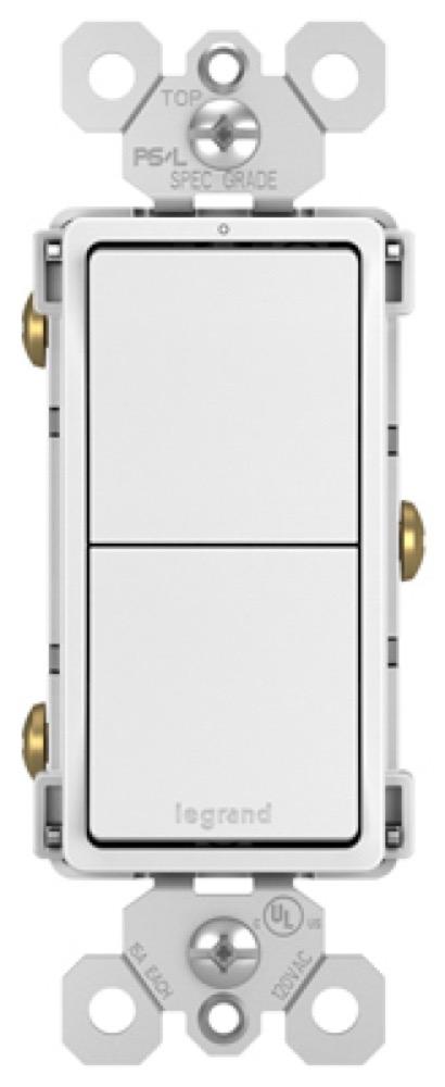 15A WHT 2SP Deco Switch