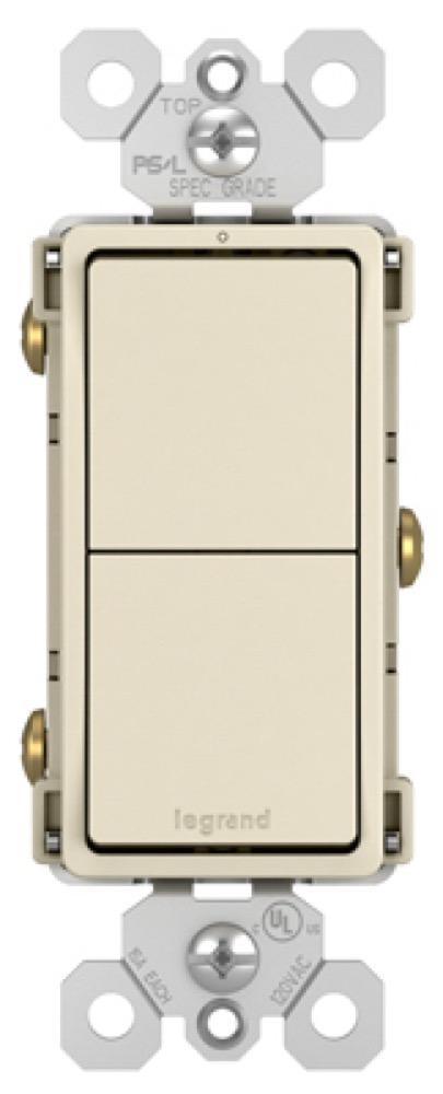 15A ALM 2SP Deco Switch