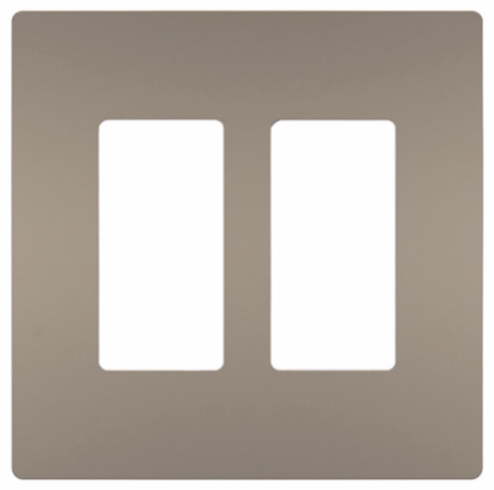 NI 2G Plas Wall Plate