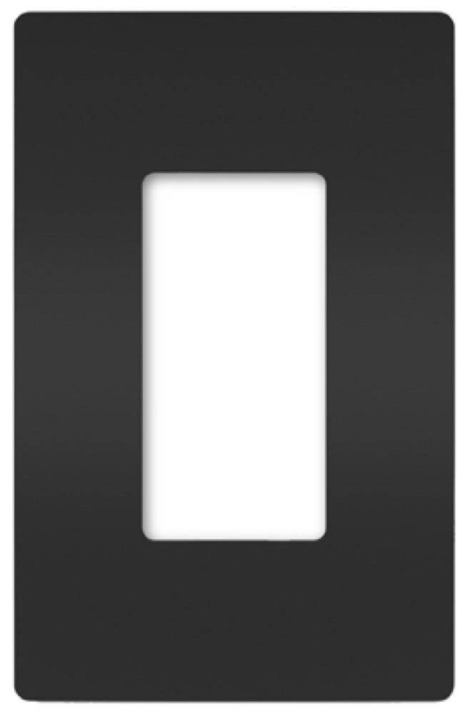 BLK 1G Plas Wall Plate