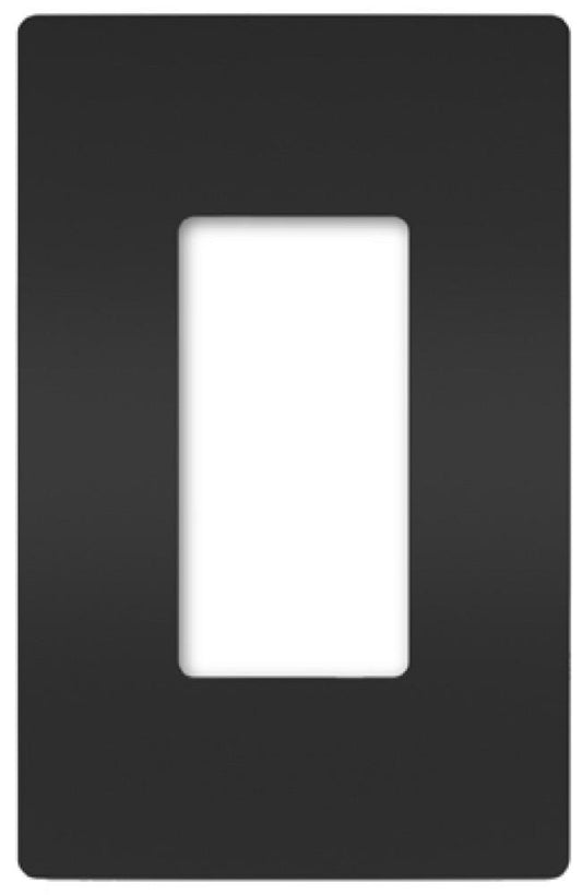 BLK 1G Plas Wall Plate