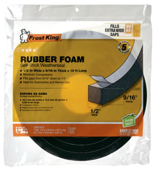 1/2x9/16 BLK Foam Tape