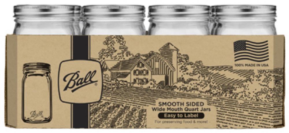 Ball 12PK QT Smooth Jar
