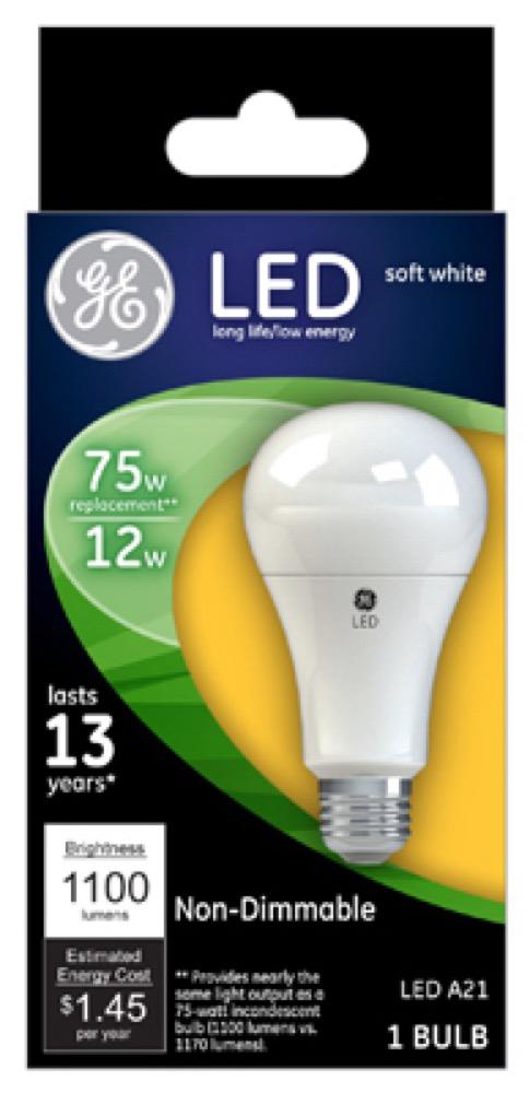GE 12W SW A21 LED Bulb