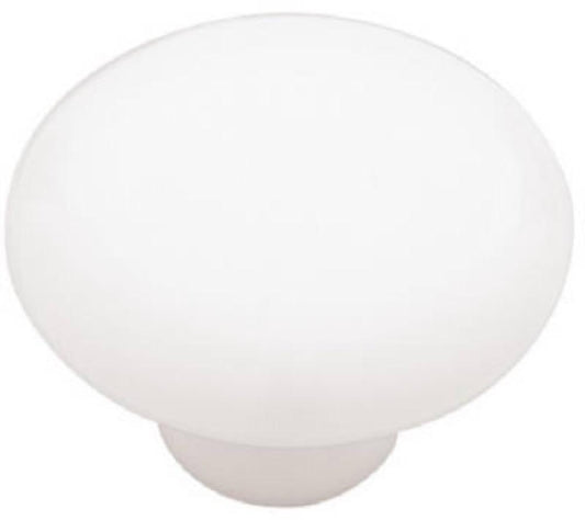 1-1/2"WHT Mushroom Knob