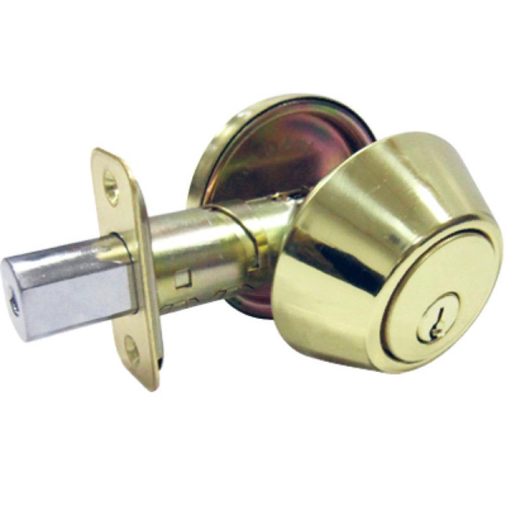 TG PB SGL Cyl Deadbolt