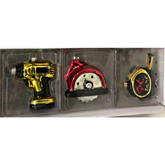 Glass Tool Ornament