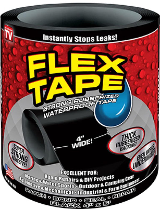 4"x5' BLK Flex Tape