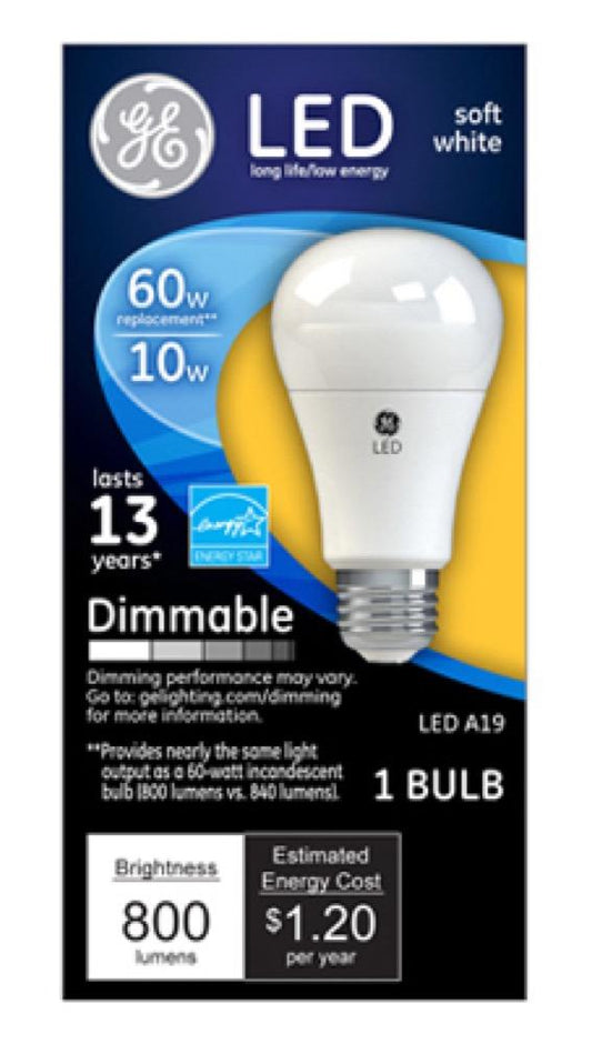 GE 10W SW A19 LED Bulb
