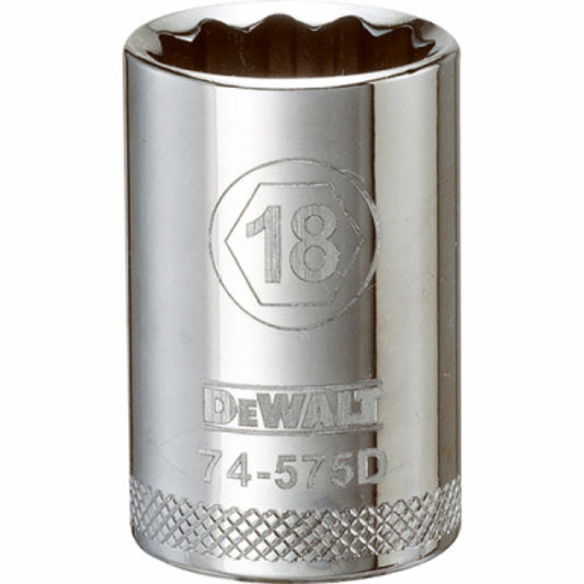 1/2"DR 18mm 12PT Socket