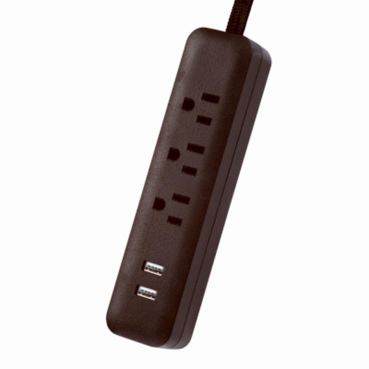 6' BLK Fab Cord/Strip