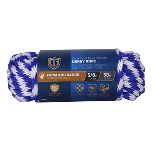 5/8x50 BLU Poly Rope