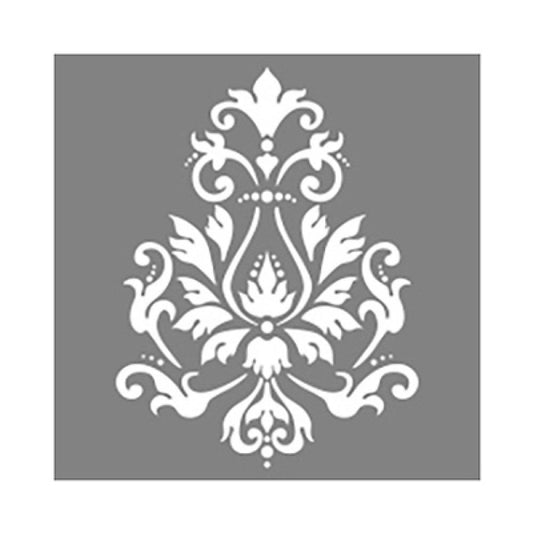 12x12 Brocade Stencil