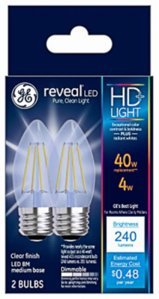 GE2PK 4W BM Rev Bulb