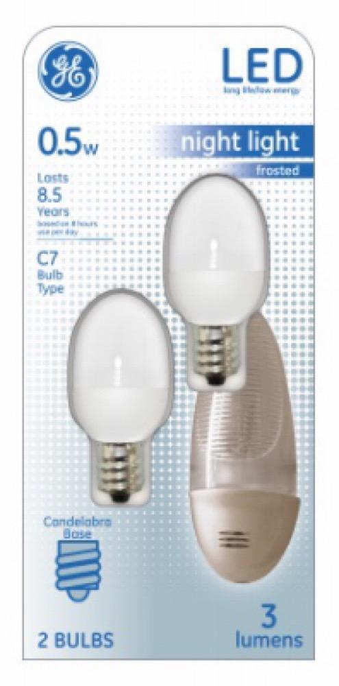 GE 5W WHT C7 Night Bulb