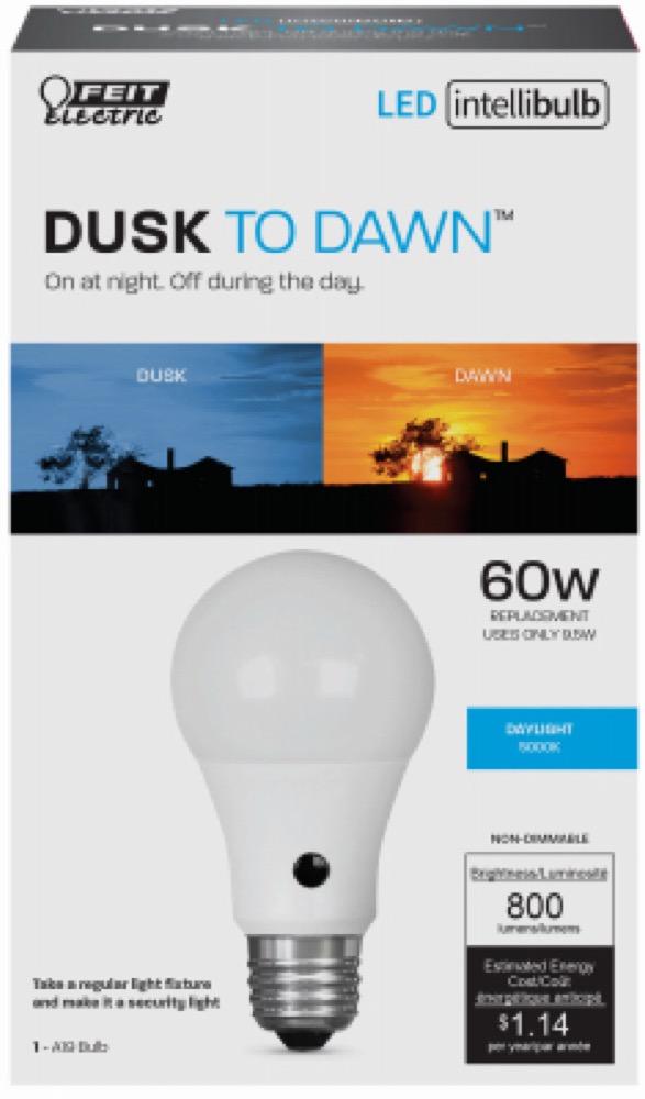 10.6WA19 Dusk/Dawn Bulb