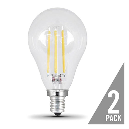 2PK 6W CLR A15 Bulb