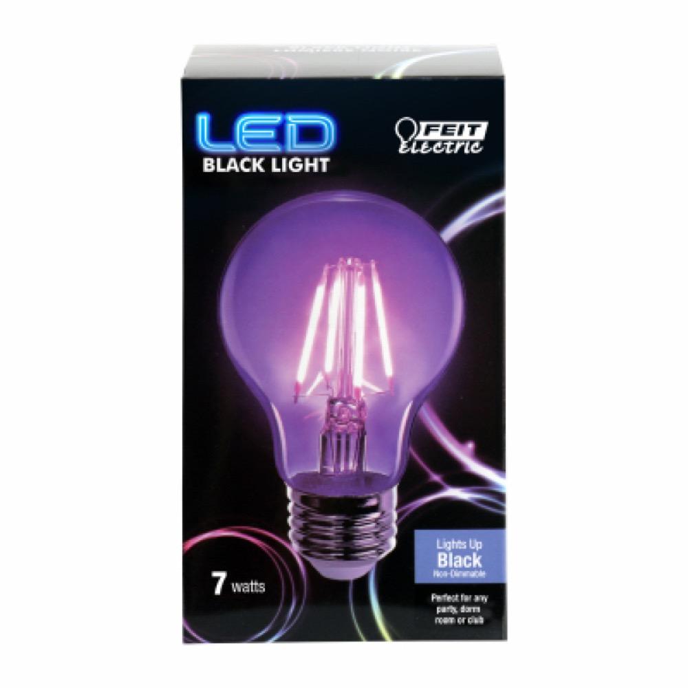 7W BLK A19 LED Bulb