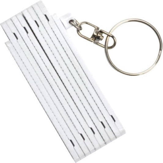 WHT FLD Ruler Key Chain