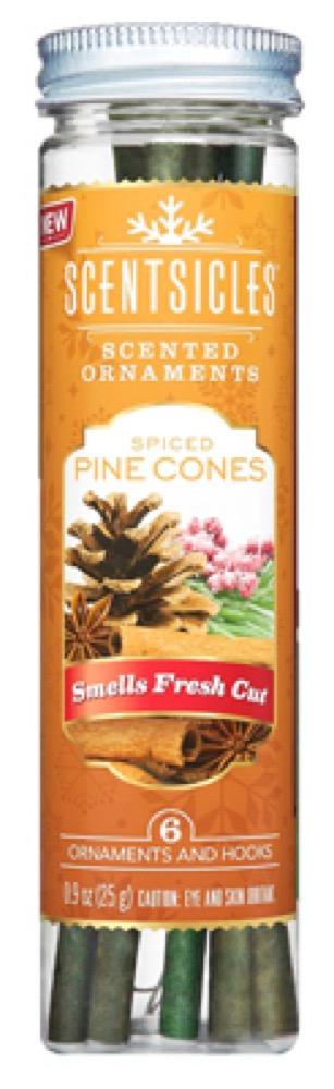 6PC Pine Scent Ornament