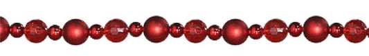 8'Crim/RED Bead Garland