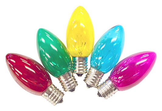 25PK Multi C9 Bulbs