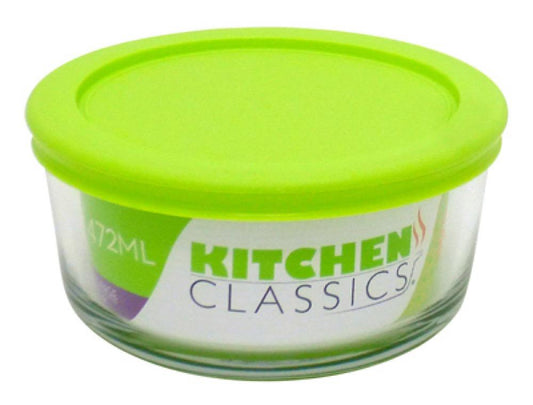 2C Glass RND Bowl/Lid