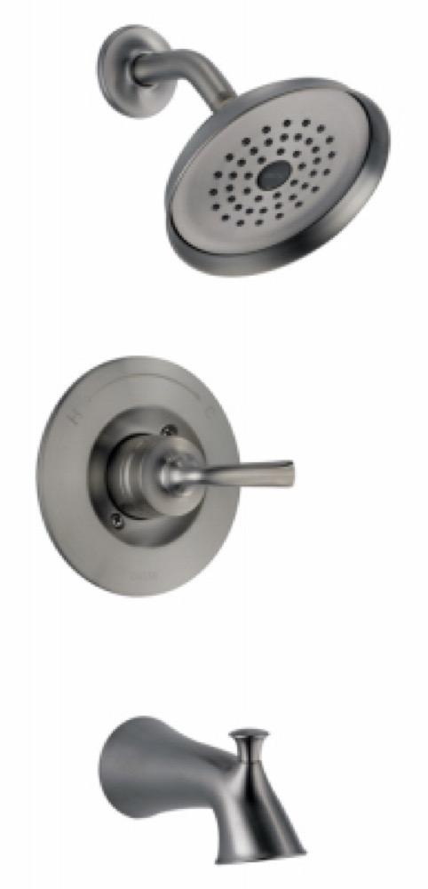 SS SGL Tub/SHWR Faucet