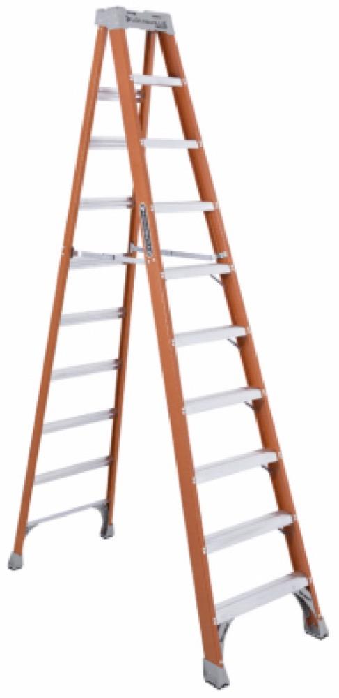 10' FBG 1A Stepladder