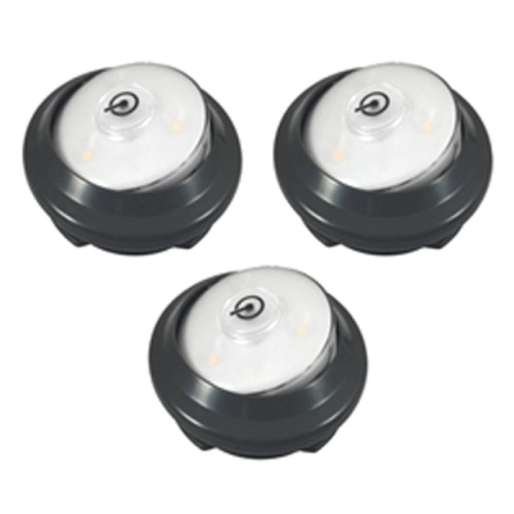 3PK GRY Swiv Puck Light