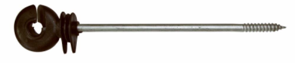 6"BLK WD Post Insulator