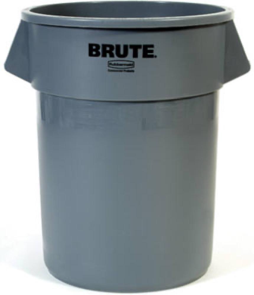 55GAL GRY Trash Can