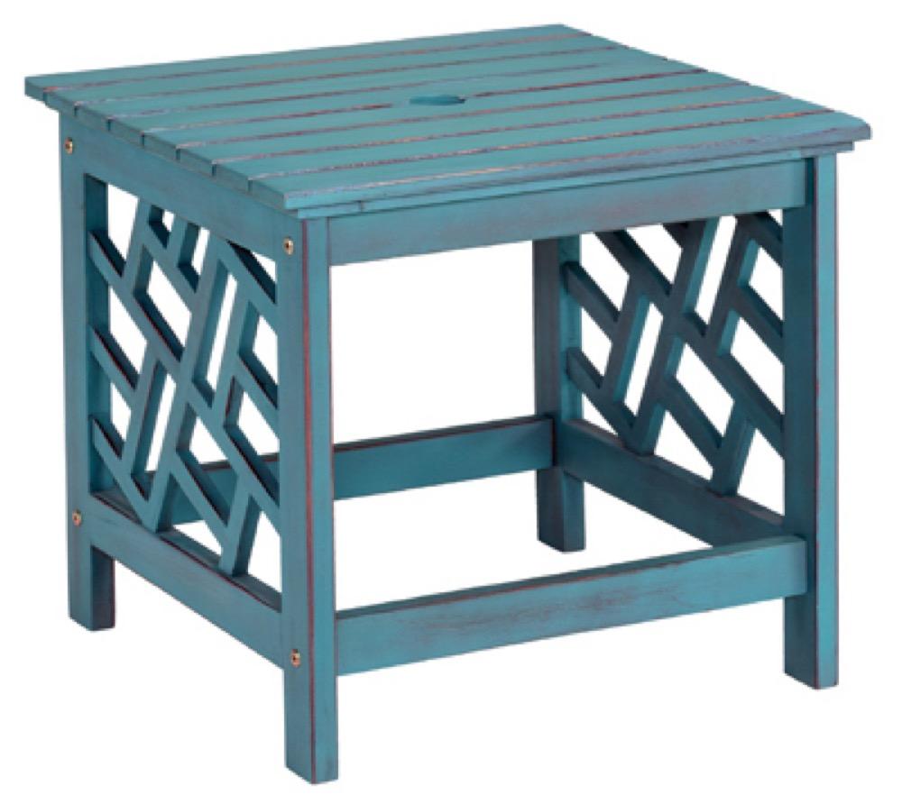 FS 18"BLU Port EndTable