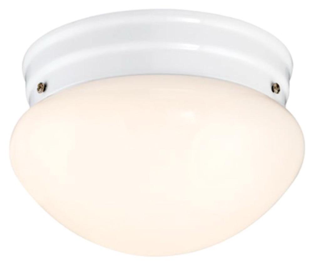 7-1/4" WHT Ceil Fixture
