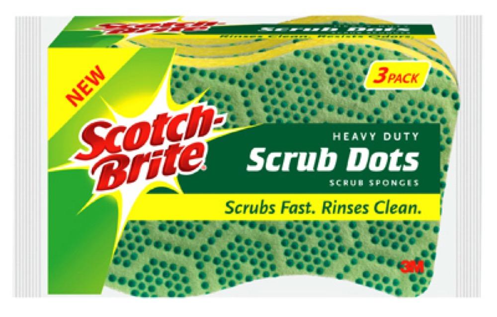 3PK ScrubDots HD Sponge