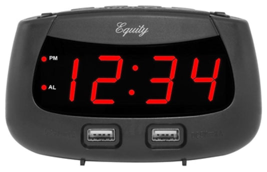 0.9" LED Dual USB Alarm