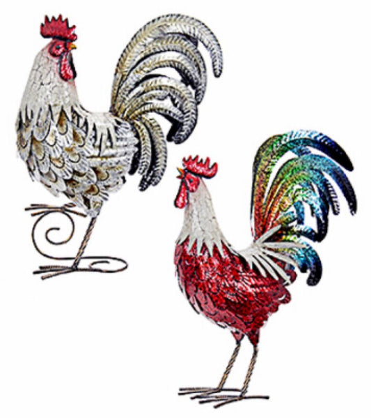18" Rooster Statue