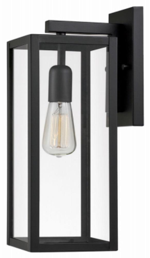 1LGT BLK Wall Lantern