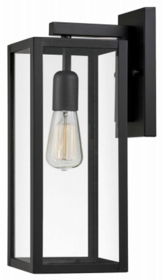 1LGT BLK Wall Lantern