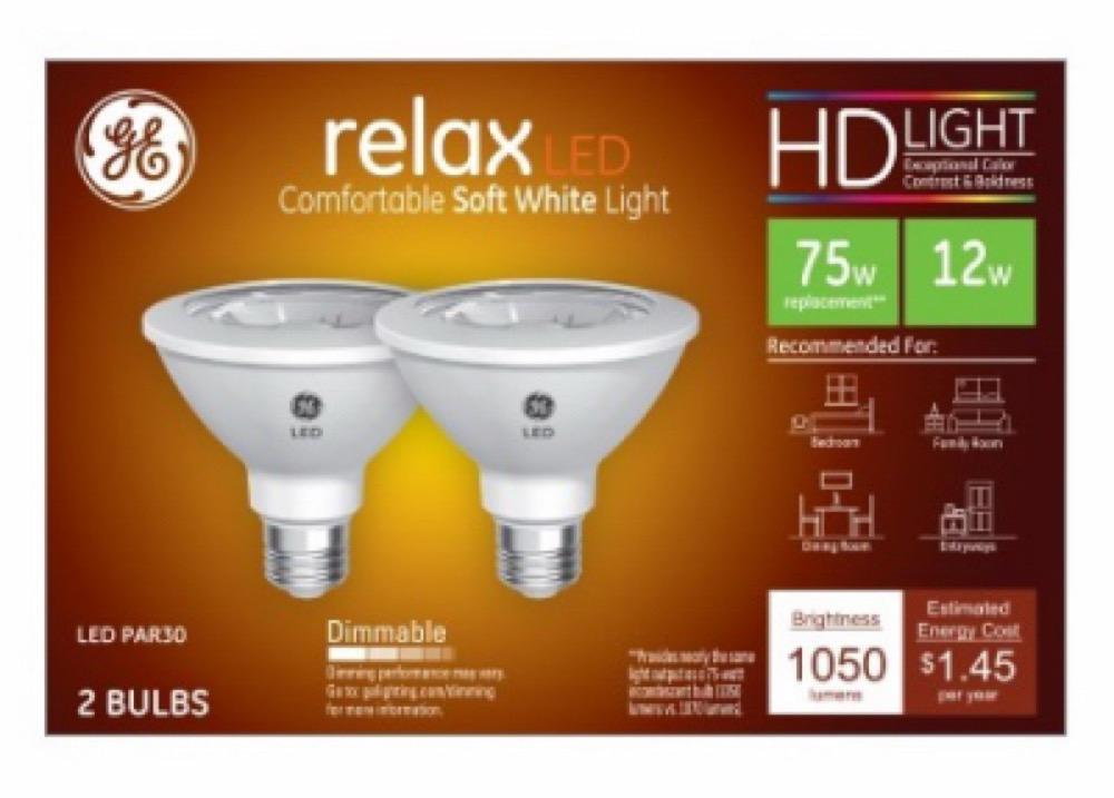 GE2PK 12W SW Par30 Bulb