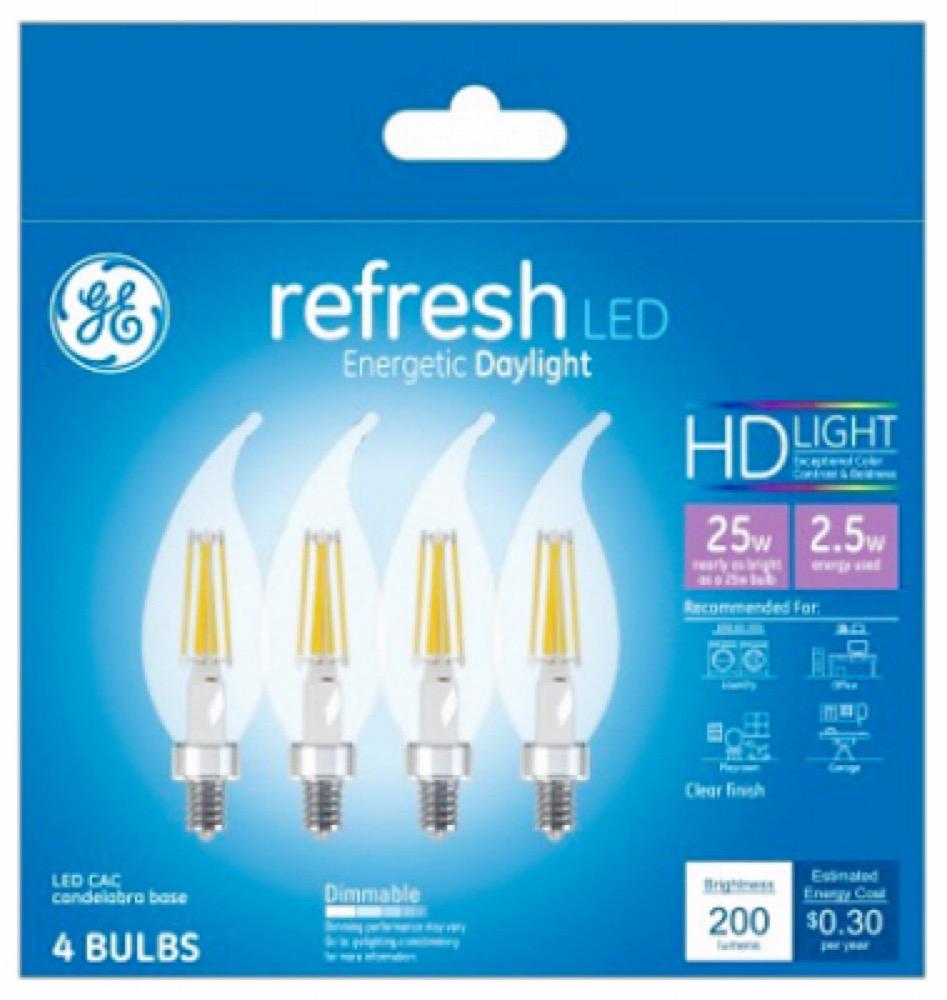 GE4PK 2.5W Day Ref Bulb