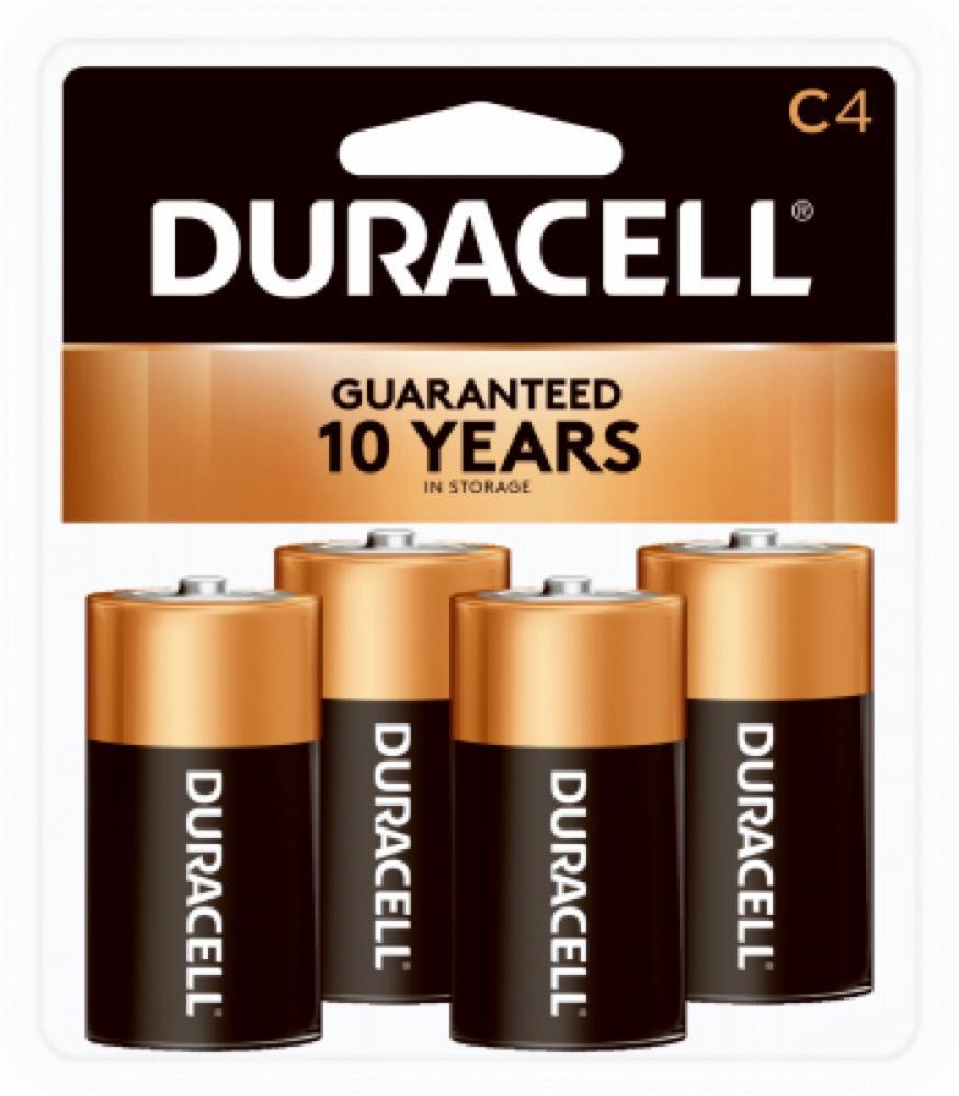 DURA 4PK C Alk Battery