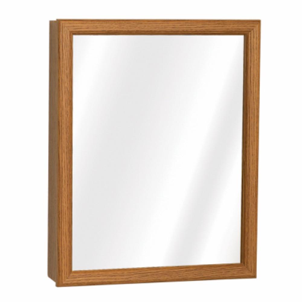 Oak SwingDR Med Cabinet