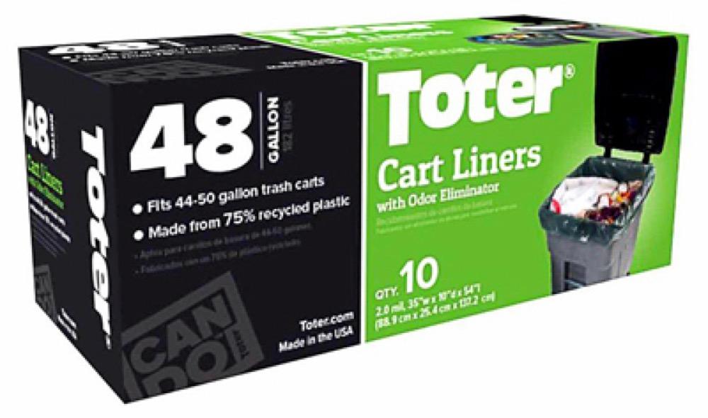 10Ct 48GAL Cart Liner