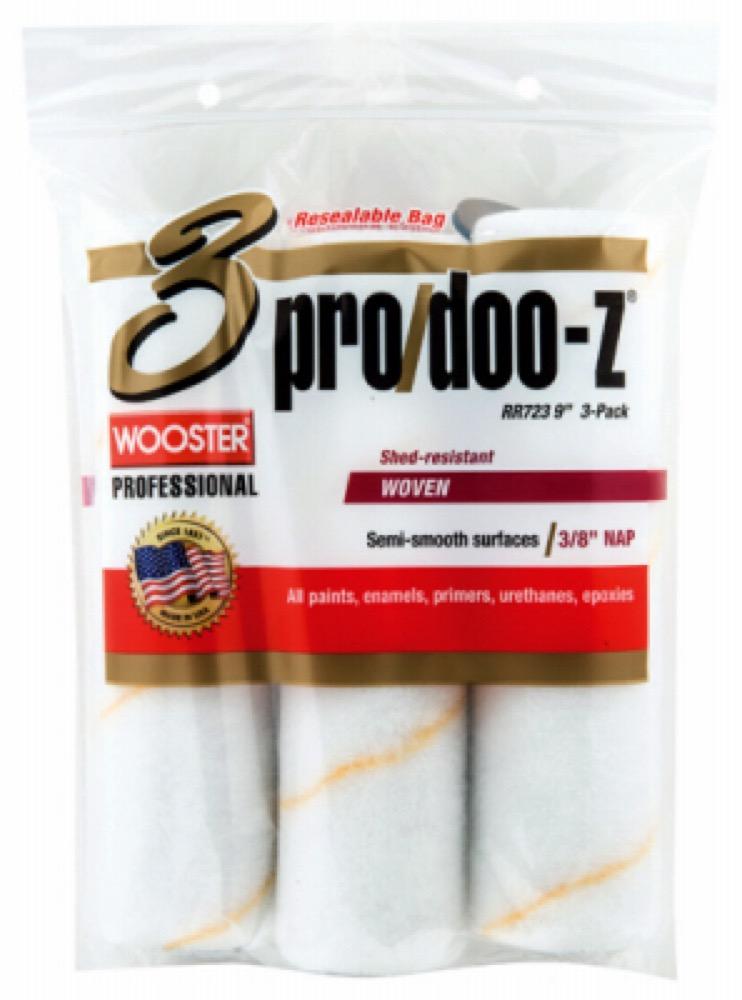 3PK 9"x3/8" Roll Cover