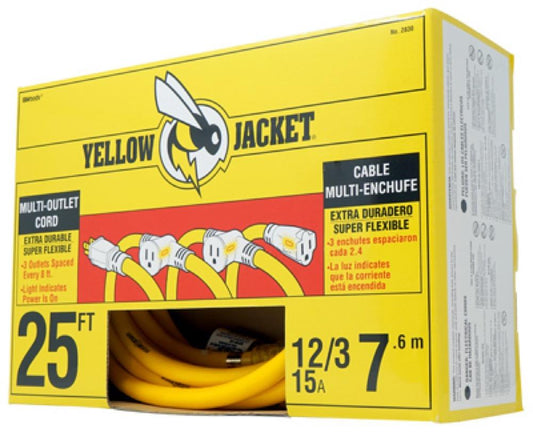 25' 12/3 3Out PWR Cord