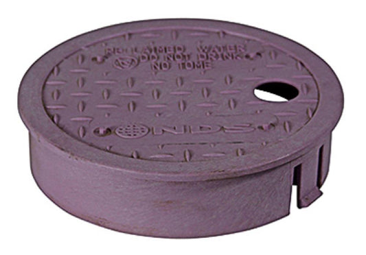 6" Purp RND Valve Cover