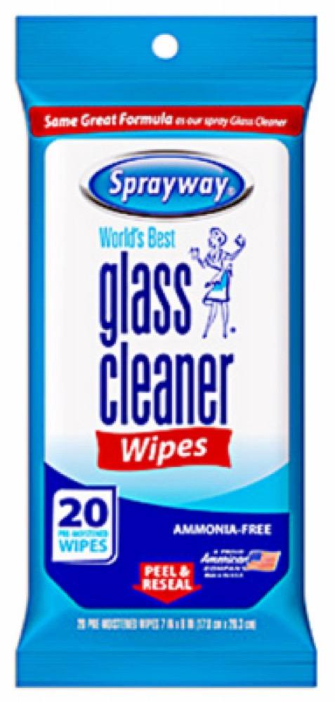 20CT Glass Clean Wipes