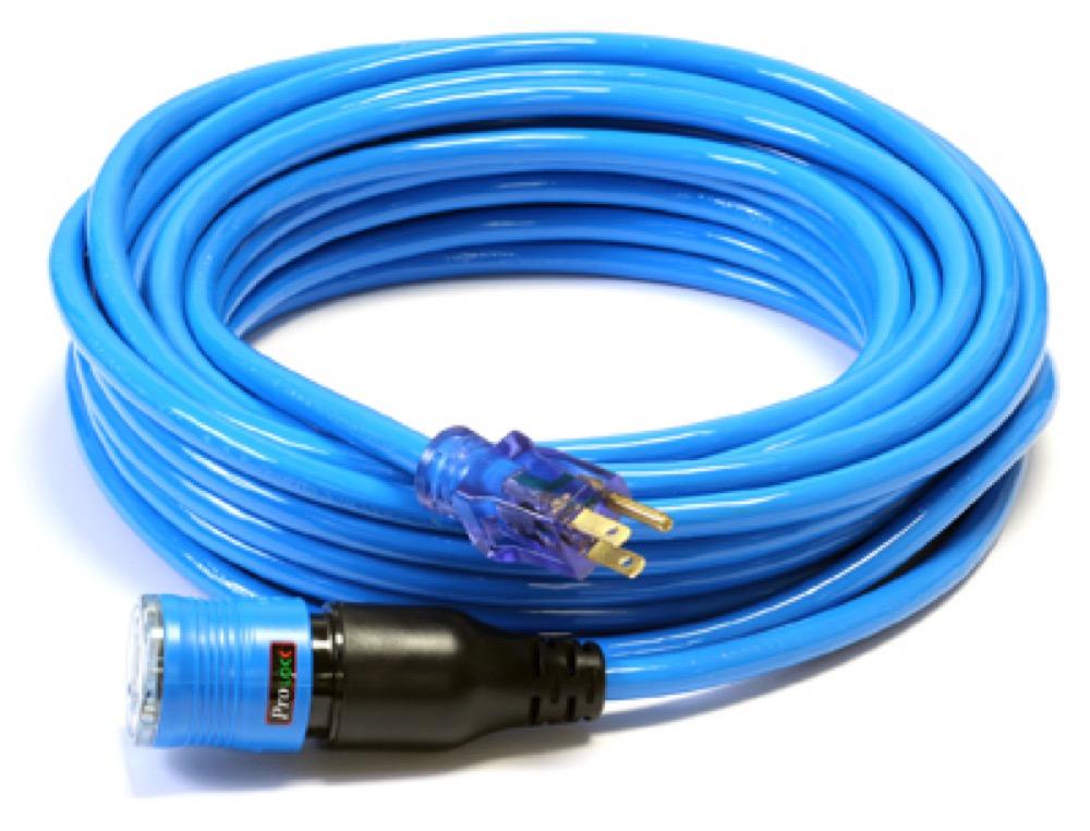 50' 12/3 BLU EXT Cord